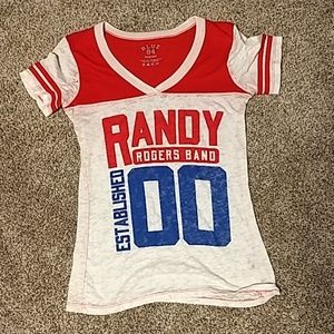 2 Randy Rogers band burn out shirts